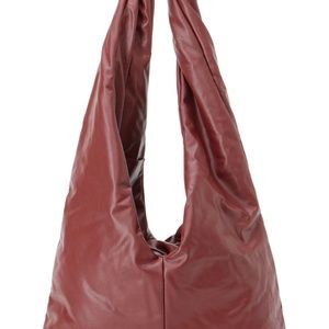 ALC oversized Shiloh vegan leather shoulder bag PLUM